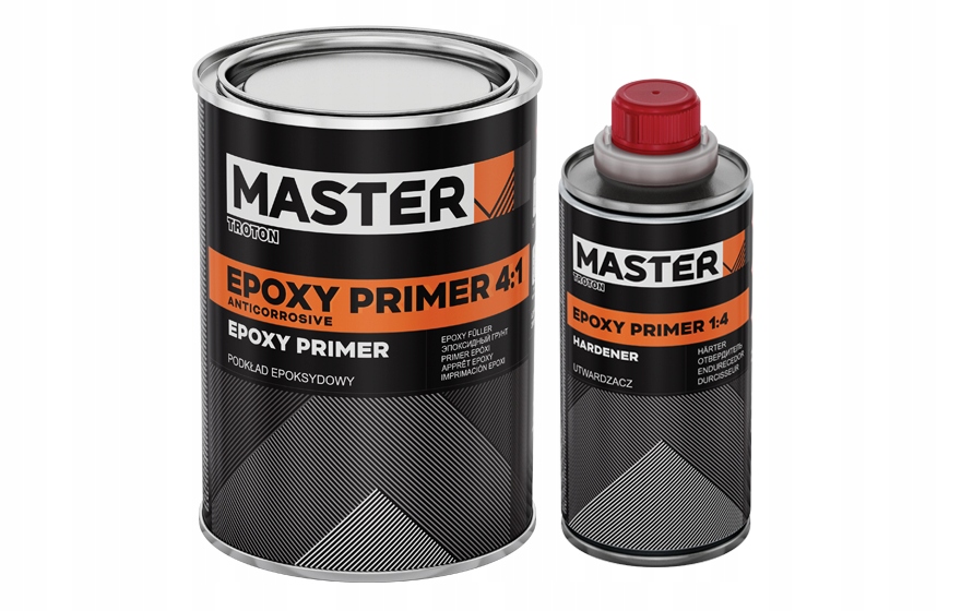 Podkład epoksydowy Troton Master Epoxy 4:1 Komplet 0.8 0.2 L czarny