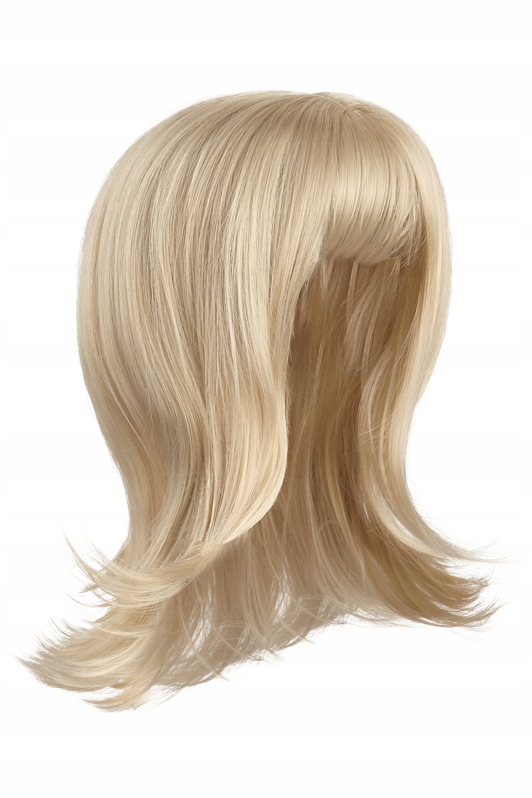 Peruka jasno piaskowy włosy półdługie z grzywką Kod producenta 292170