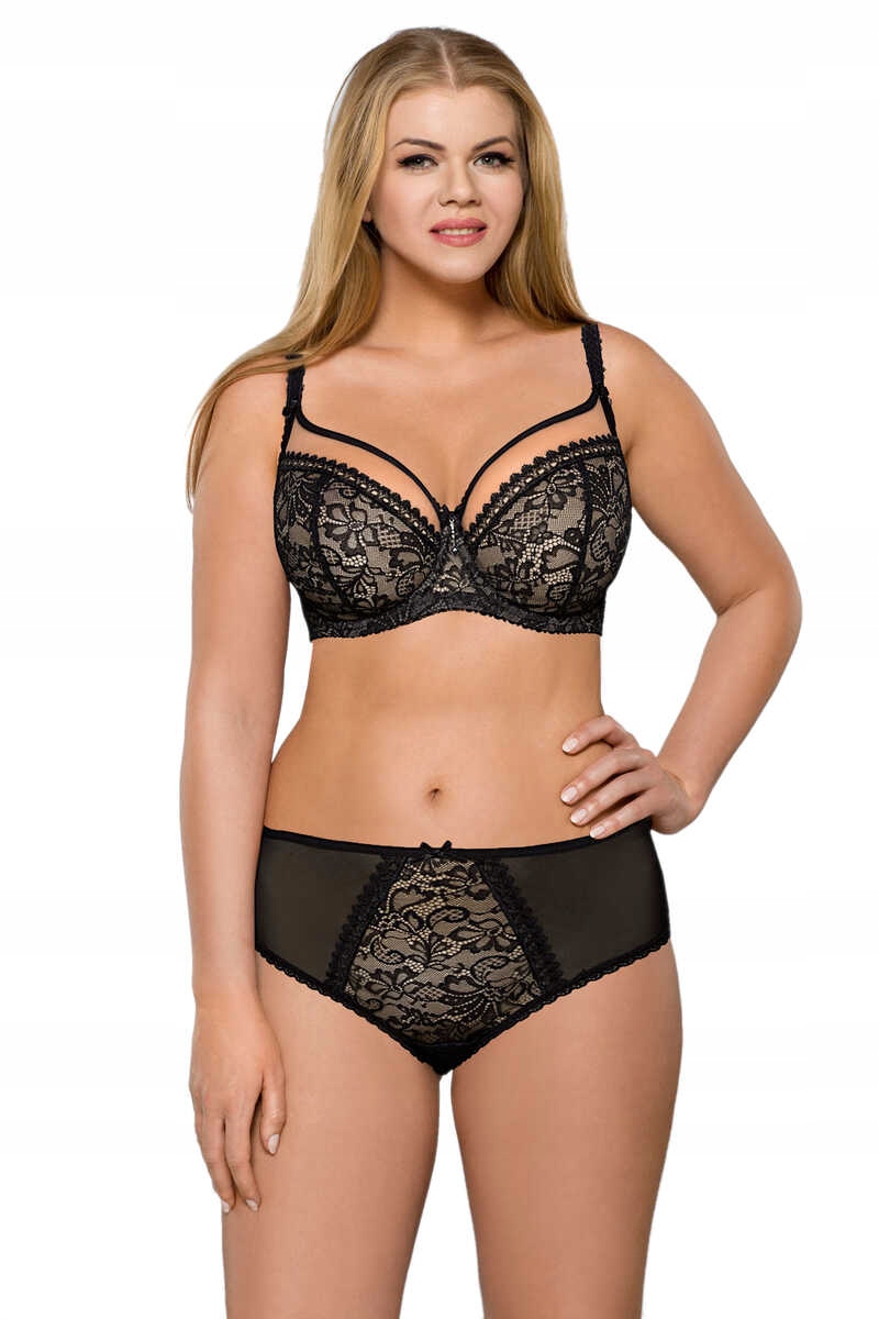 Biustonosz 1396 Crystal czarny 80F Rodzaj miękki