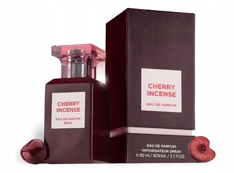 Fragrance World Cherry Incense Arabskie Perfumy Dla Kobiet i Mężczyzn 80 ml