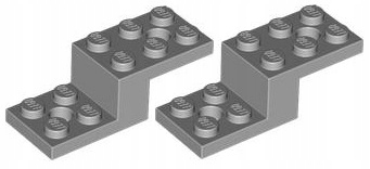 

Lego Płytka Łamana 2x5x1 J. Szara 11215/6028811 x2