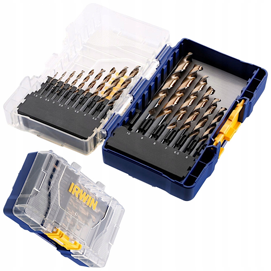 Wiertła do metalu Irwin Turbomax 1,5-10mm 15szt
