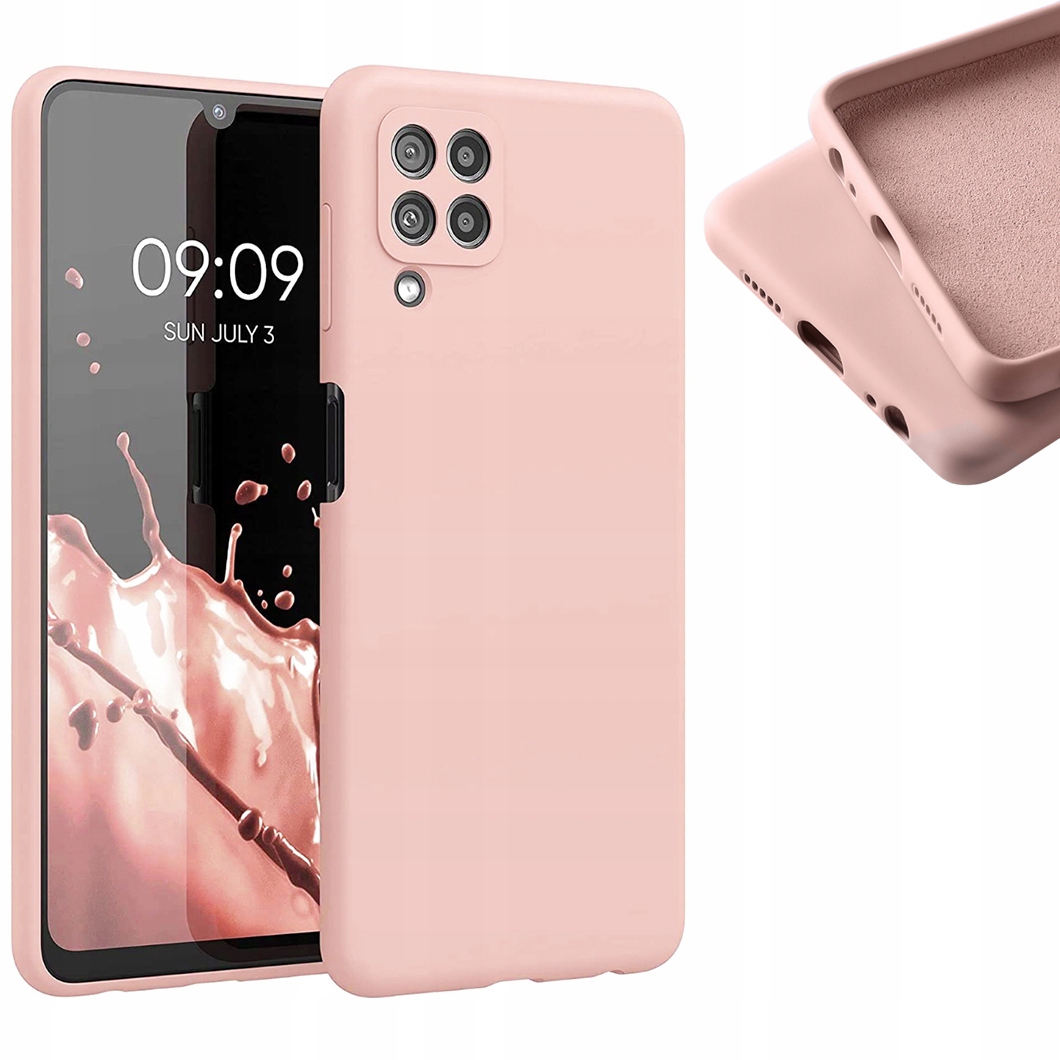

Etui Case Futerał Różowe Liquid do Galaxy A22 4G