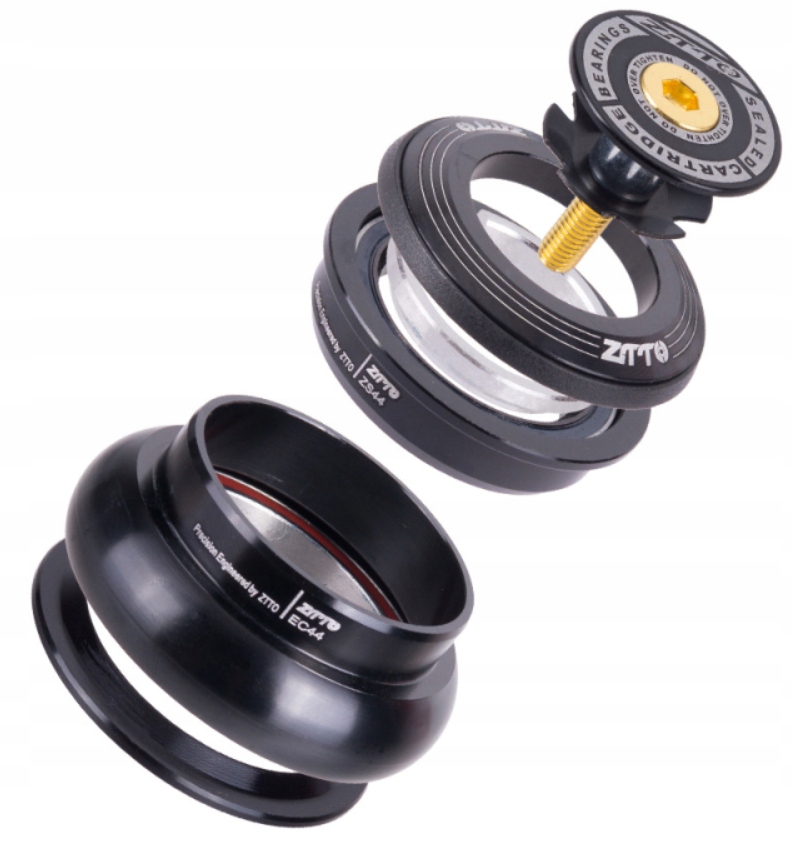 Stery redukcyjne Ztto 4444t czarne tapered 1 1/8