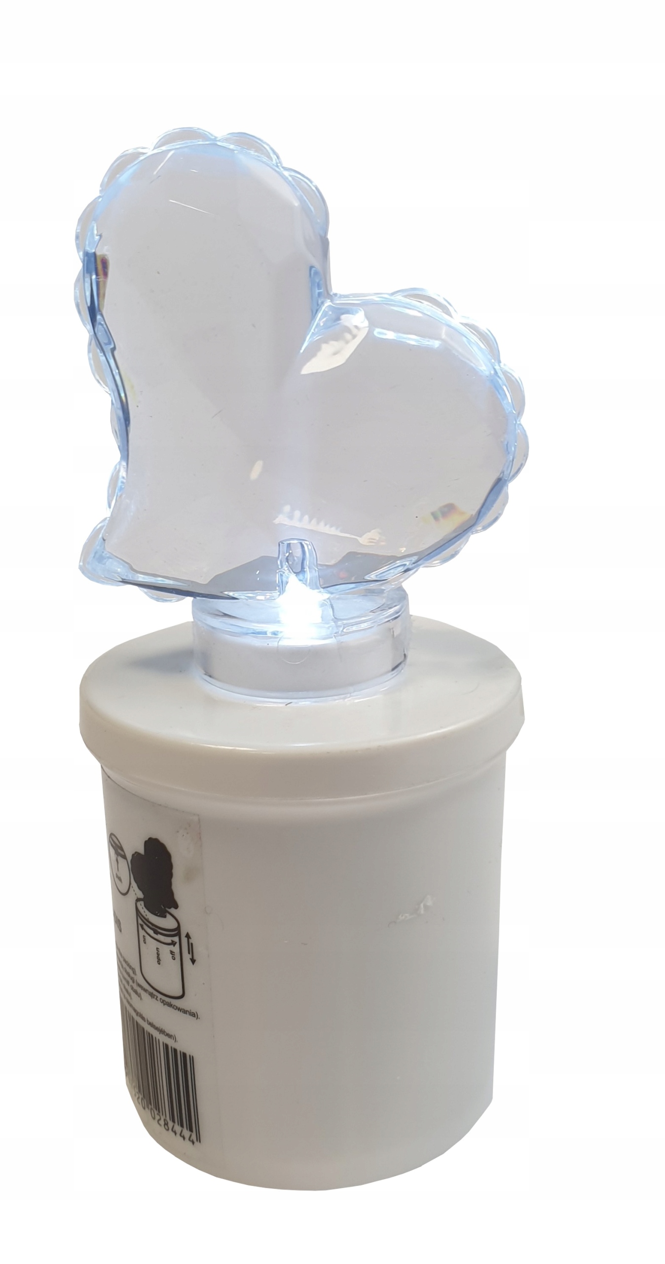 

Wkład Led Biały Do Zniczy Na Baterie 180DNI Serce