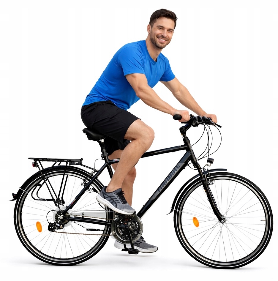 ALUMINIOWY ROWER TREKKINGOWY 28'' MĘSKI ALTUS KLAMKOMANETKI SHIMANO LEKKI