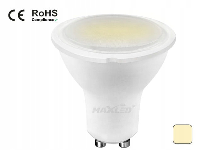 

Żarówka GU10 230V 5W Led biała ciepła 3000K