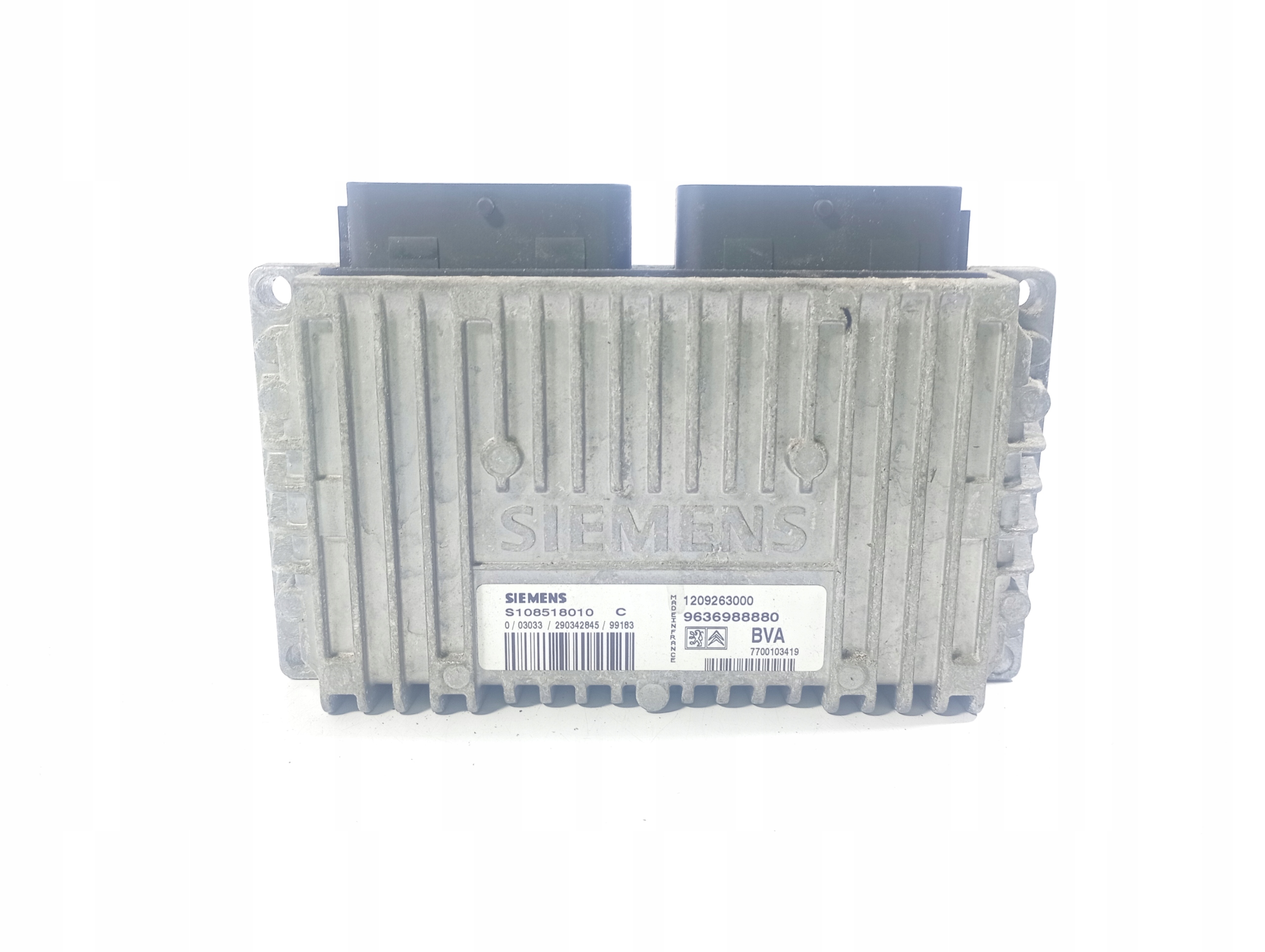 Peugeot 207 06-15 computer control unit of the engine OE 9636988880