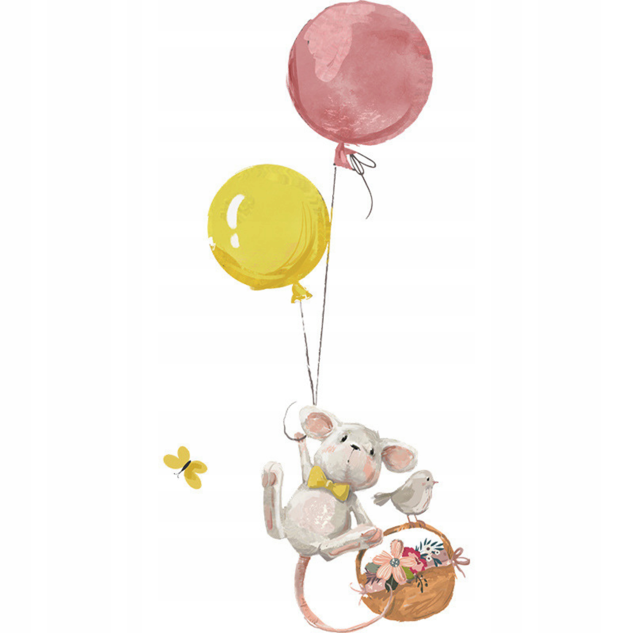 

Naklejka Naścienna Myszka Balony 24 cm x70 cm