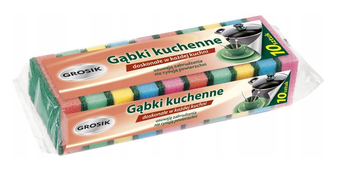 

Grosik Zmywaki Kuchenne 10szt Gąbka Zmywak