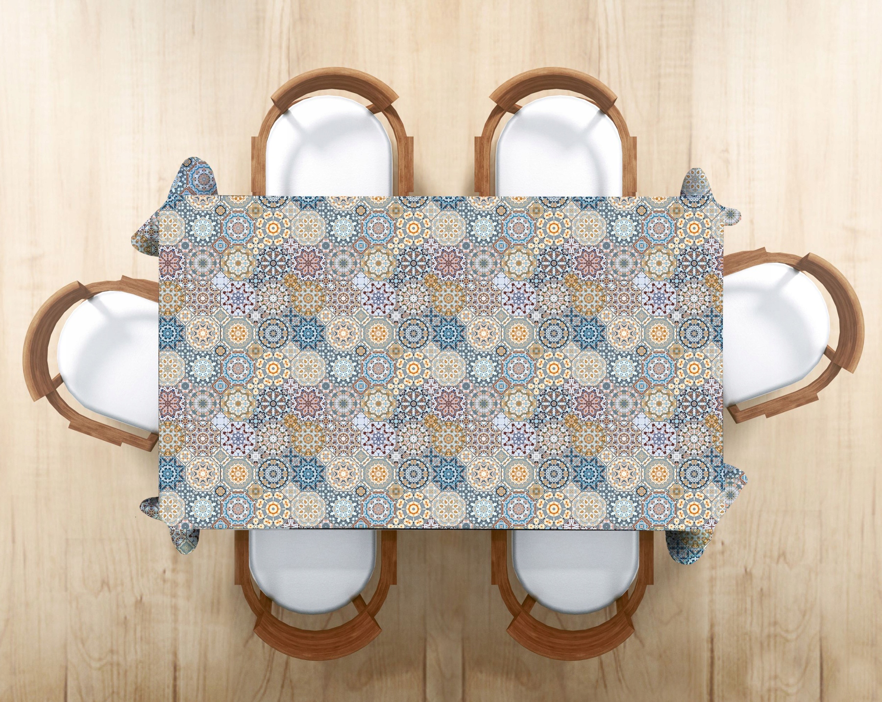 OBRUS PLAMOODPORNY 110X160 WZORY MARAKESZ Typ obrus