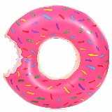 KOŁO DMUCHANE PLAŻOWE DZIECIĘCE DONUT 50cm RÓŻOWE Marka Ikonka