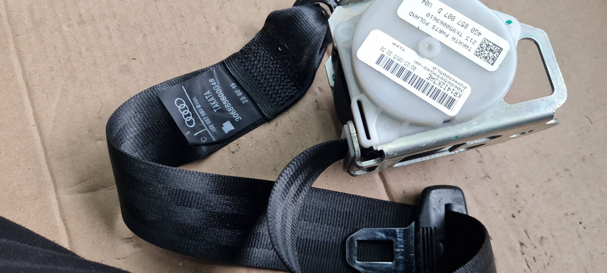 A6 C7 4G LIFT Gurten Sicherheits mitte heck KANAPY 4G0857807D