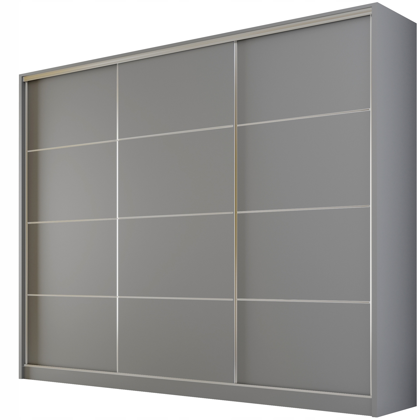 

Szafa przesuwna Meblo 3 270 Szara garderoba nowa