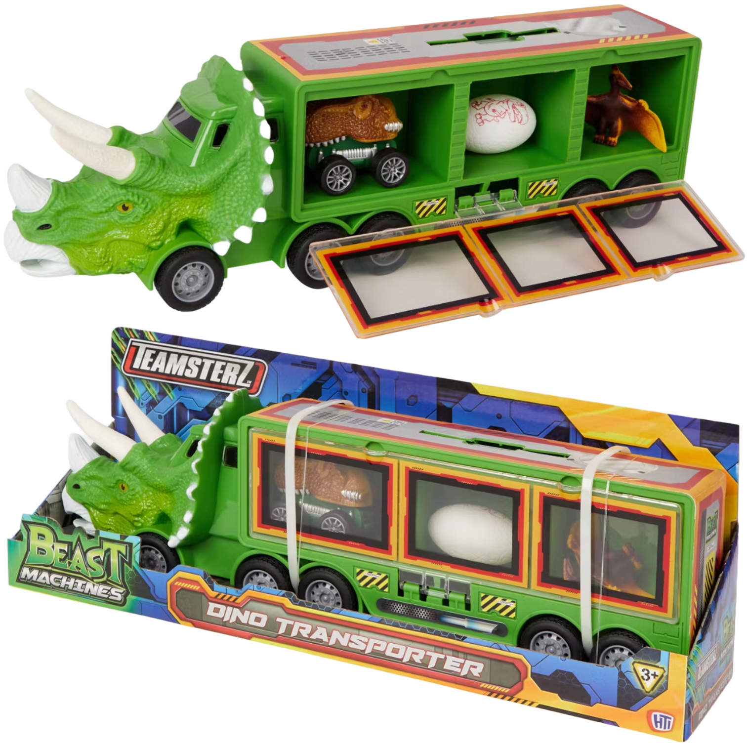 

Dinozaur Transporter Dinozaurów Auto Ciężarówka