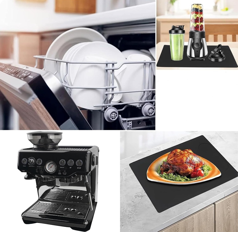 MATA SILIKONOWA POD EKSPRES DO KAWY PODKŁADKA ANTYPOŚLIZGOWA DUŻA STOŁOWA EAN (GTIN) 0213012944