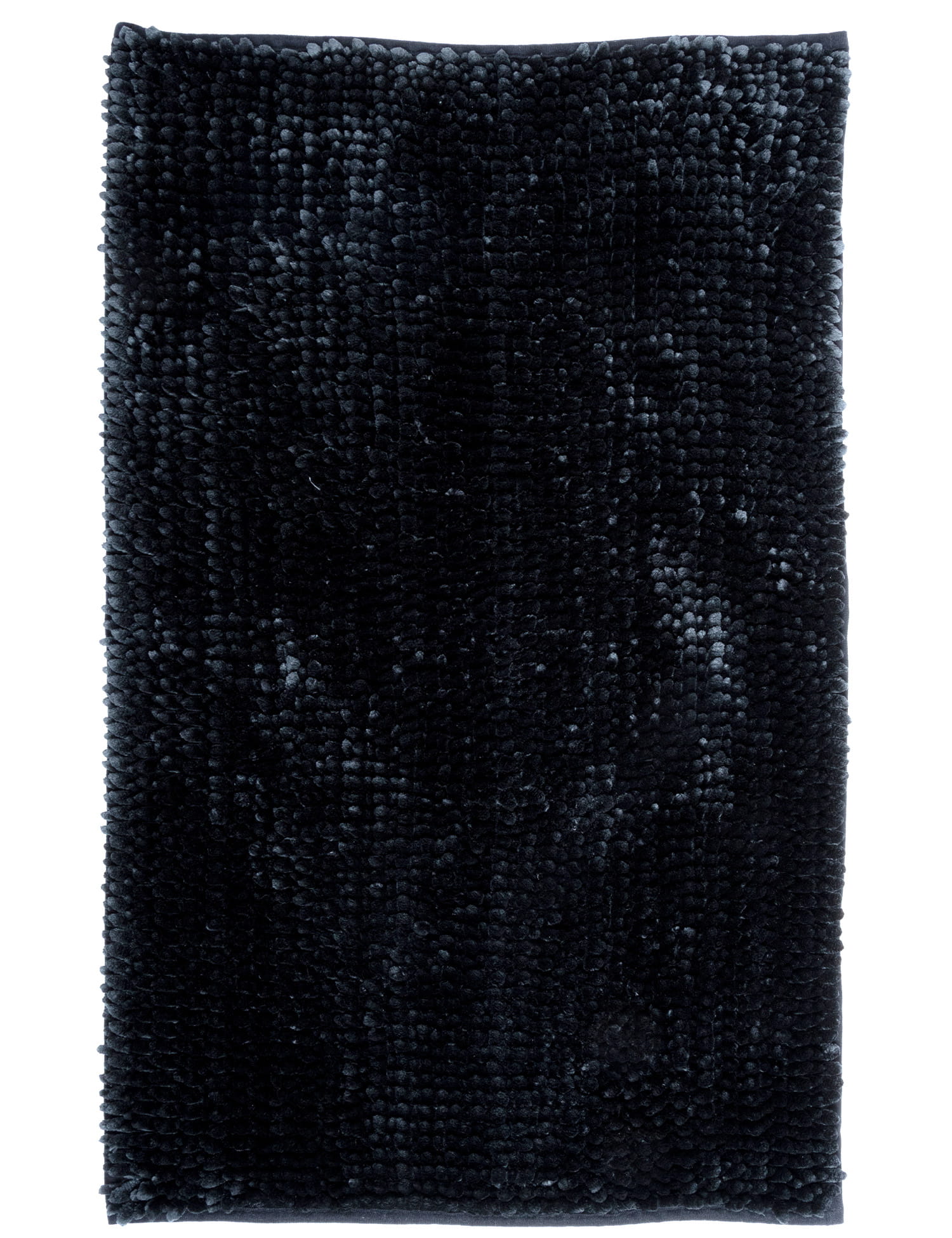 Koupelnová předložka Koupelnová Podložka 60x90 Měkká Tlustá Chenille černá