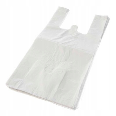 

Reklamówki zrywki Białe hdpe 25x45cm