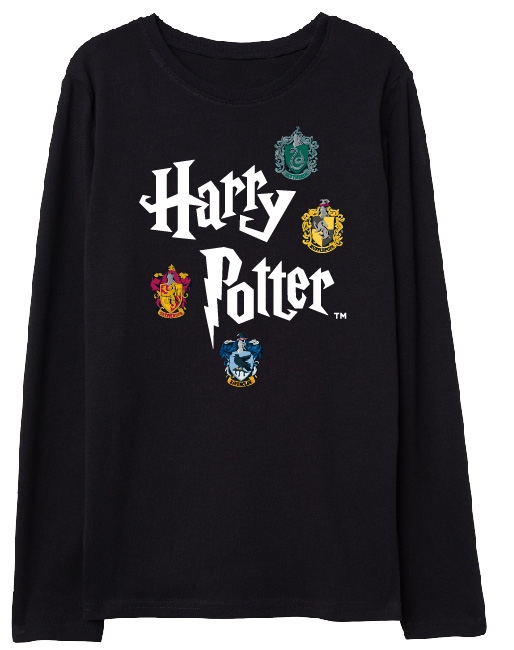 

Bluzka Długi Rękaw Harry Potter 128 Czarna