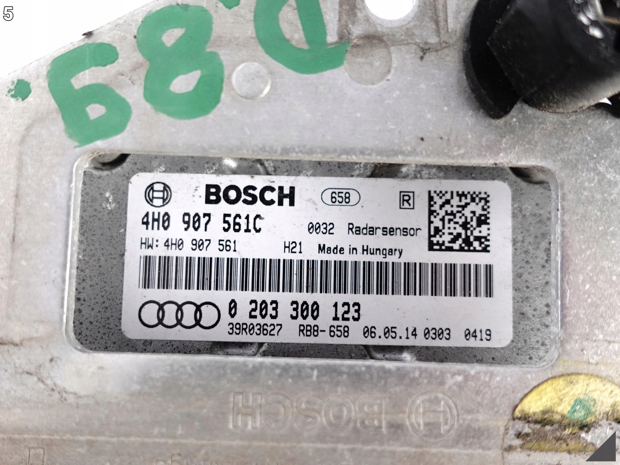 AUDI A8 S8 4H0 4HL D4 LIFT 13-17 sensor DISTRONIC RADAR SENSOR ACC right
