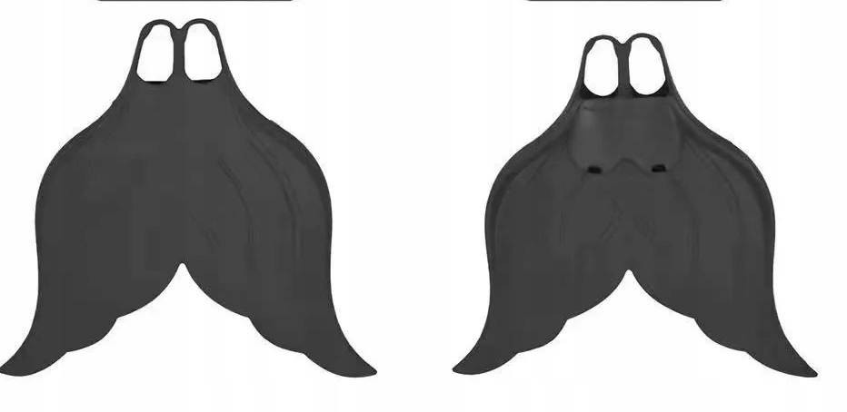 Profesjonalna Monopłetwa Płetwa Syreny Monofin Mermaid Rozmiar 37-39