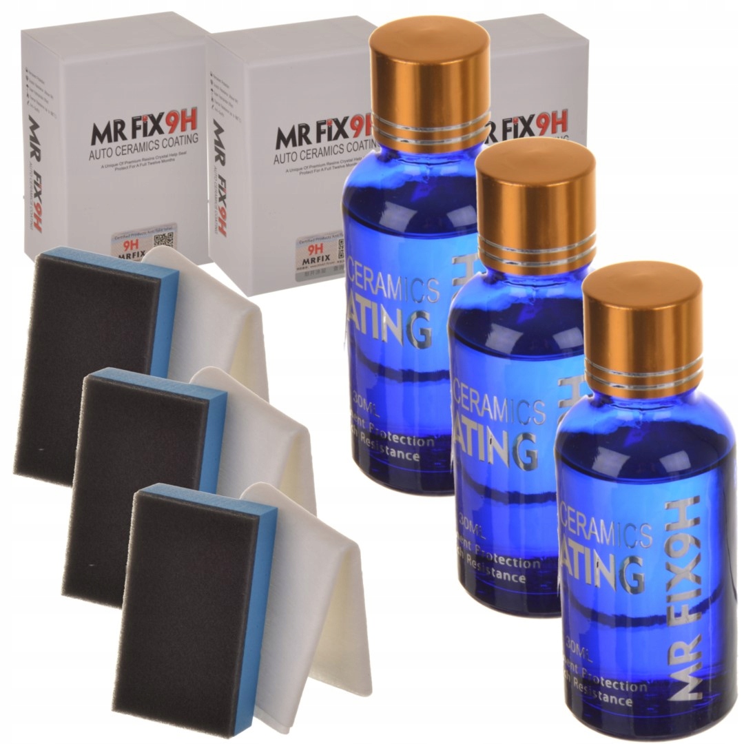 

Powłoka Ceramiczna ceramika 9H Mr. Fix 90ml zestaw