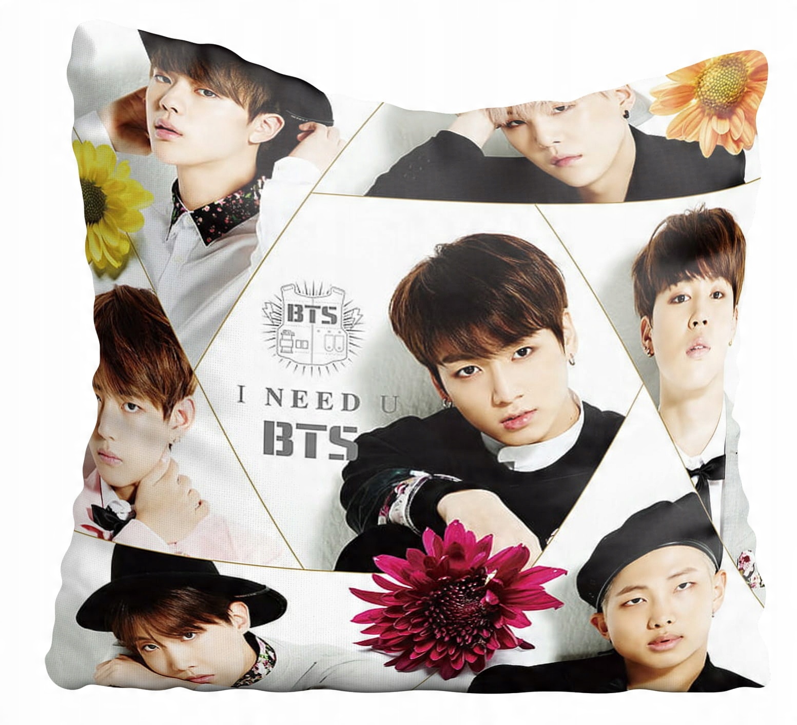 

Poduszka poszewka Bts Bangtan Boys KPop 40x40cm