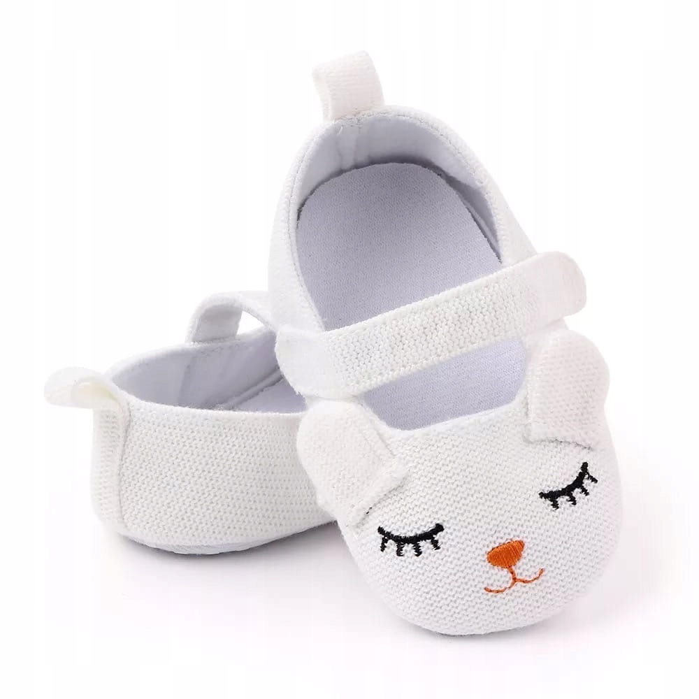 

Buty buciki dla dziewczynki białe króliczek uszka