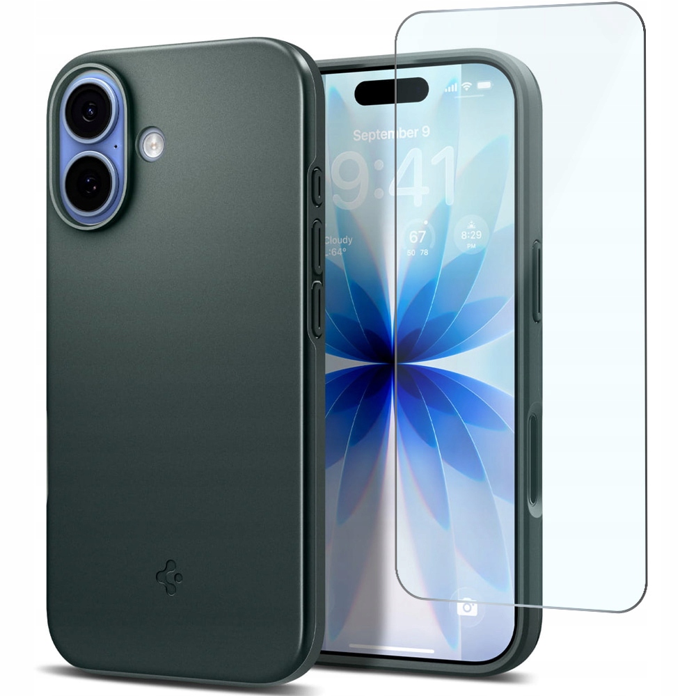 Etui Spigen Thin Fit Mag do iPhone 17, do MagSafe, smukłe szkło