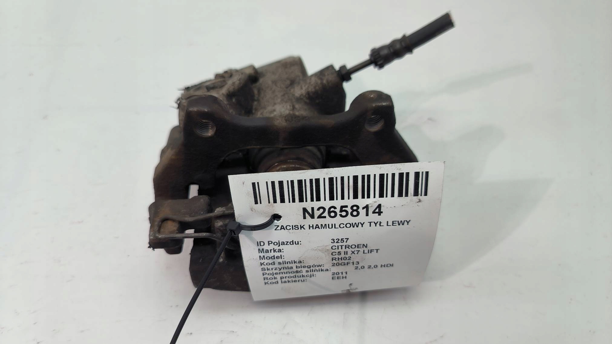 caliper brake rear part left 2.0 HDI CITROEN C5 II X7 LIFT