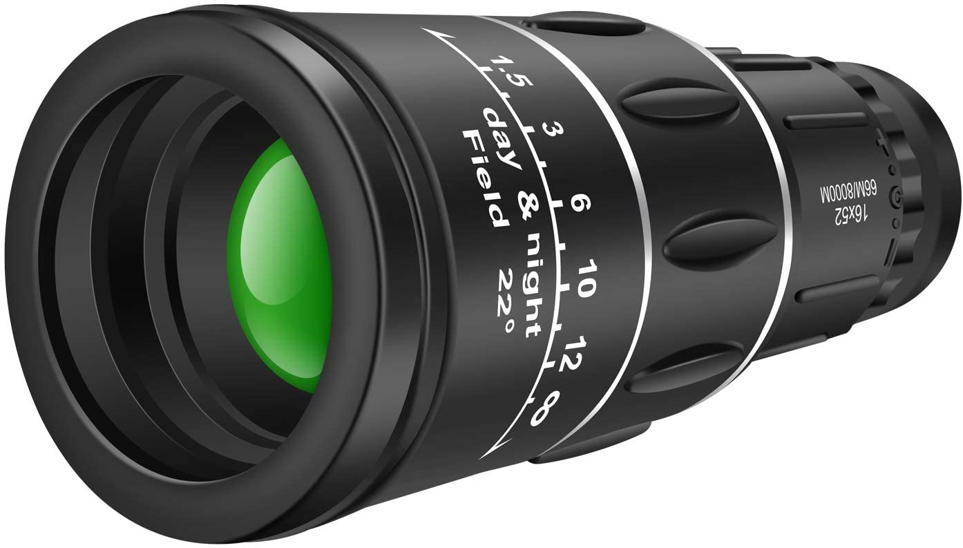 LUNETA MONOKULAR LORNETKA SURVIVAL ZOOM 16x52 SZKŁO BaK-4 DZIEŃ NOC + ETUI Marka Satis