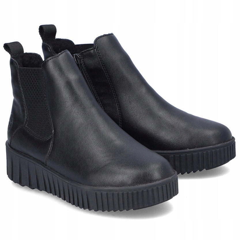 Dámské kotníkové boty Rieker Y6151-00 Black černé Eko Kůže Vel. 37