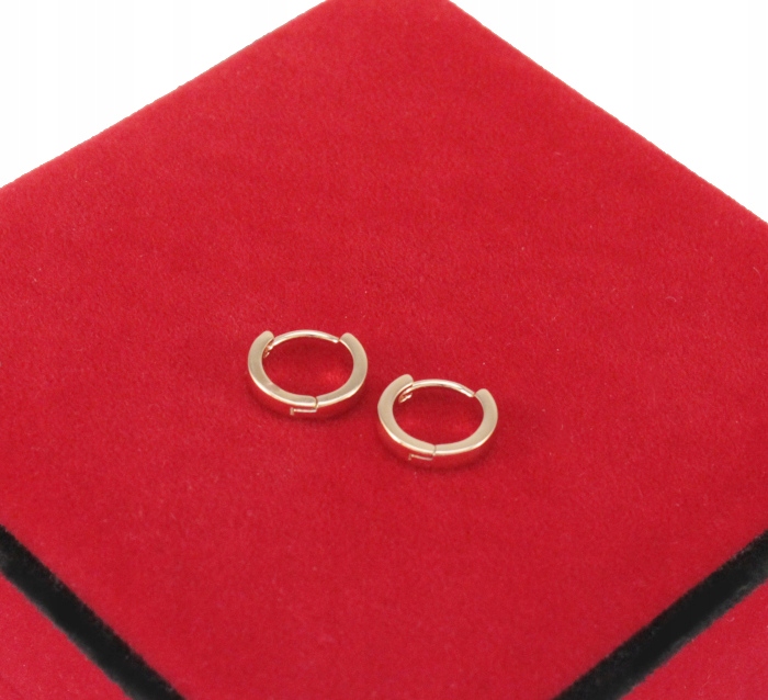 

Kolczyki Złote Kółka 10 mm 18 Krt Xuping