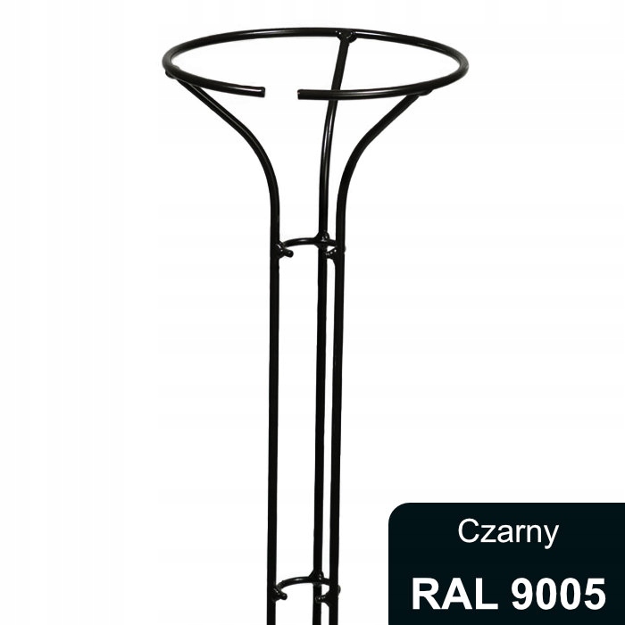 

Podpora do róż, roślin na pniu wys.120 cm, czarna