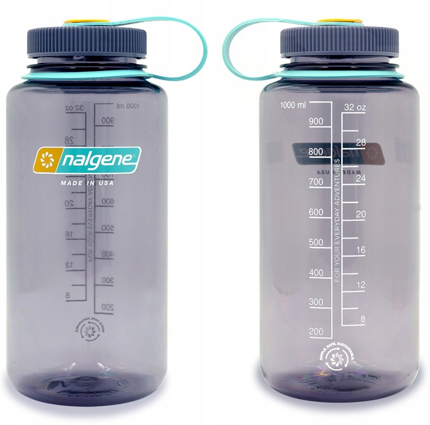 Butelka tritanowa na wodę Nalgene Wide Mouth Sustain 1L Aubergine