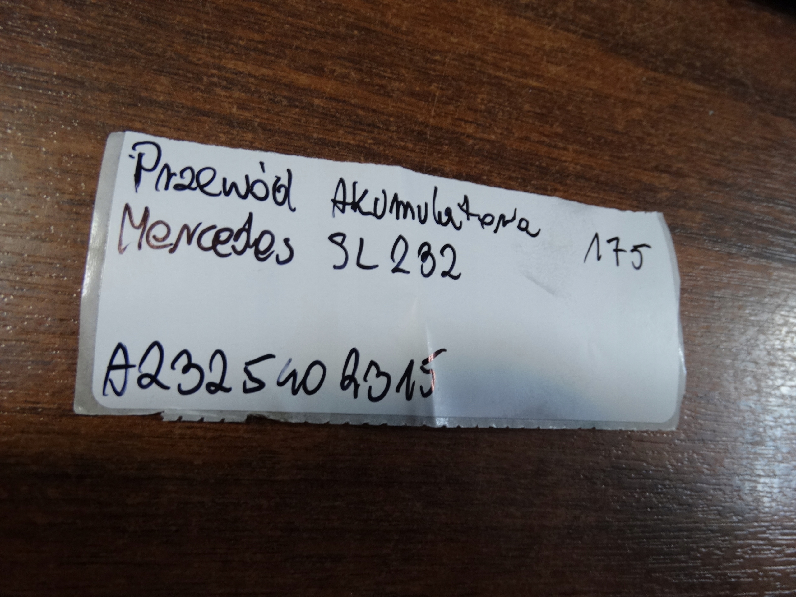 IDEAL cable battery MERCEDES SL W232 1