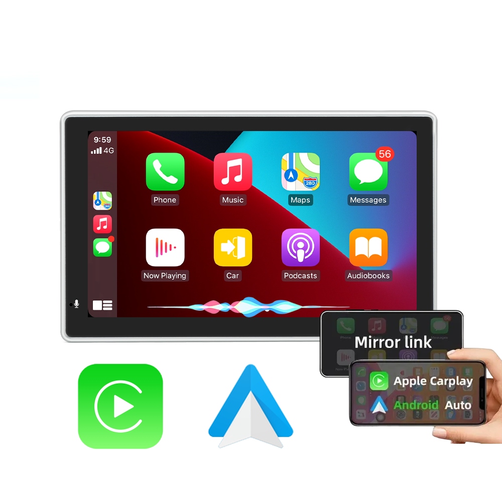 MONITOR RADIOWY ANDROID AUTO APPLE CARPLAY 7" USB BT Model Portable Car Player