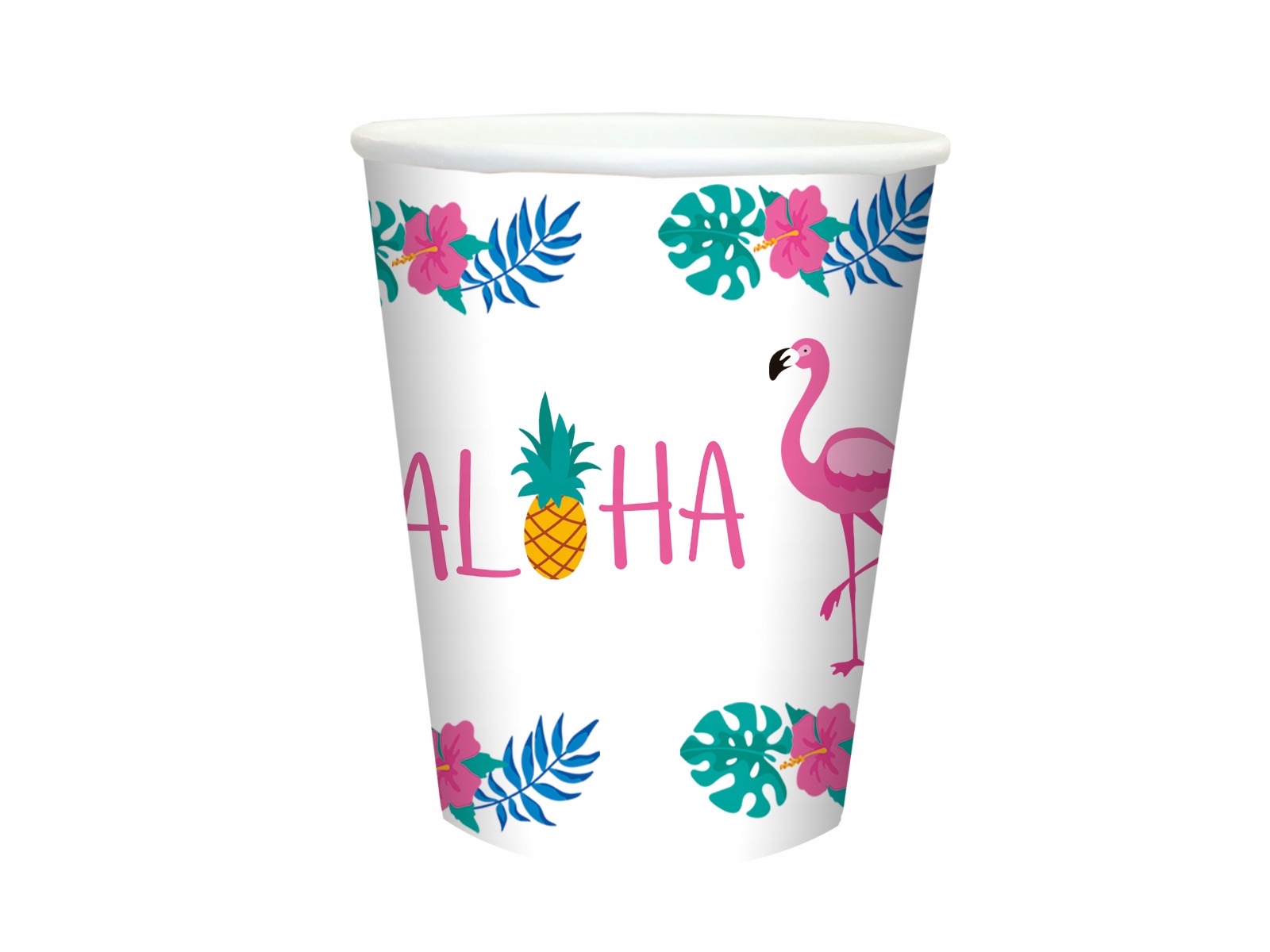 Kubeczki urodzinowe Aloha Hawaje 250ml 6szt Typ produktu jednorazowy