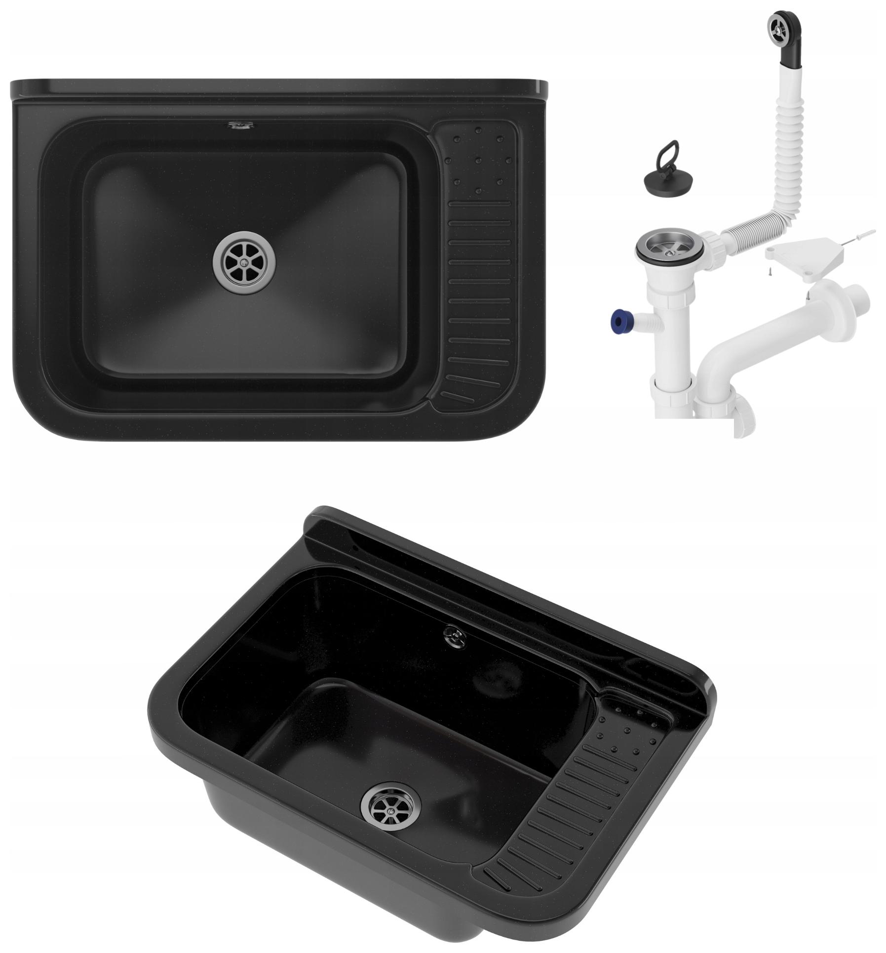 Technický Dřez Pracovní Do Prádelny Garáže Kotelny Černá Nádrž Technický