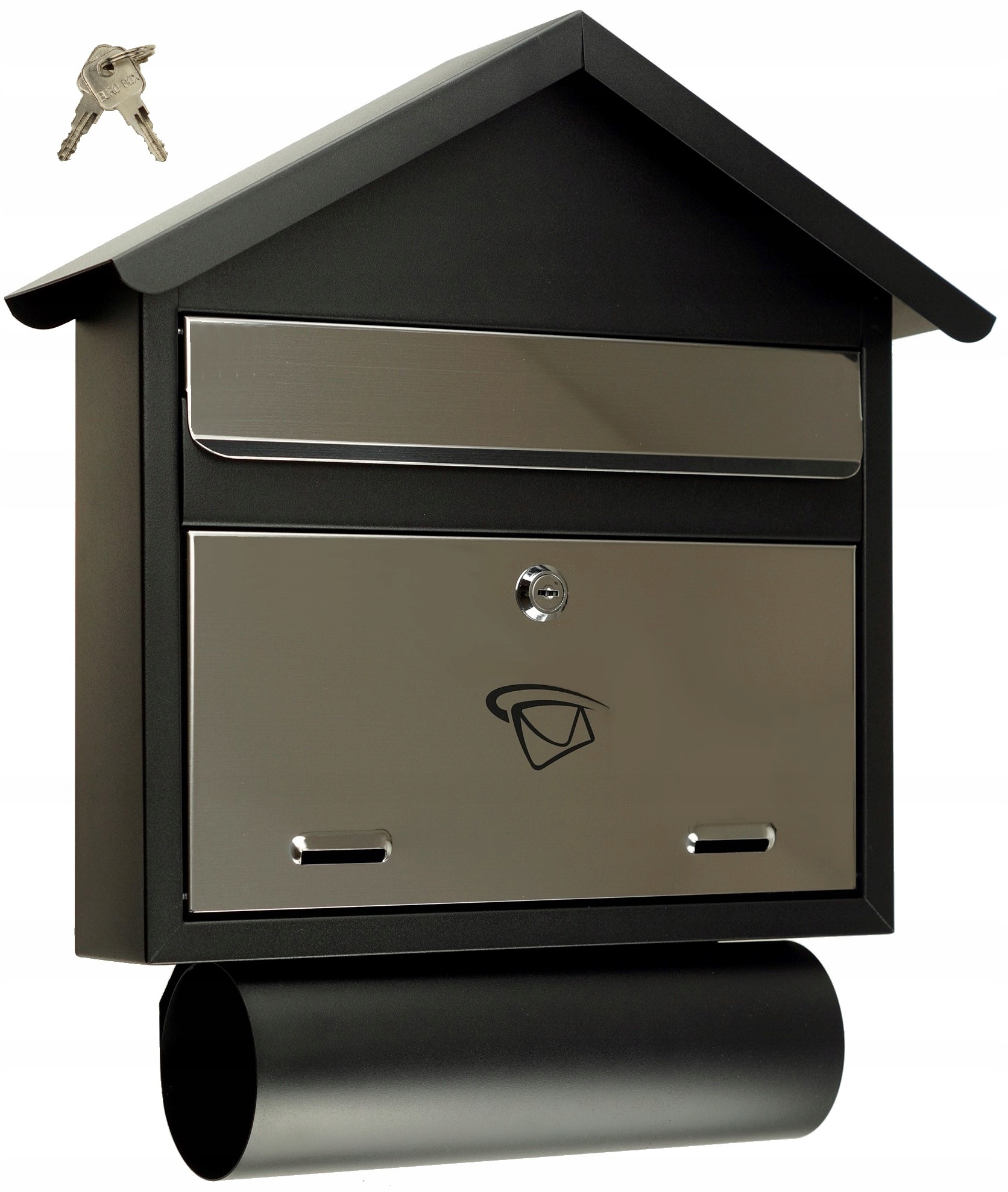 Poštovní Schránka Formát C4 Velká Nerezová Inox