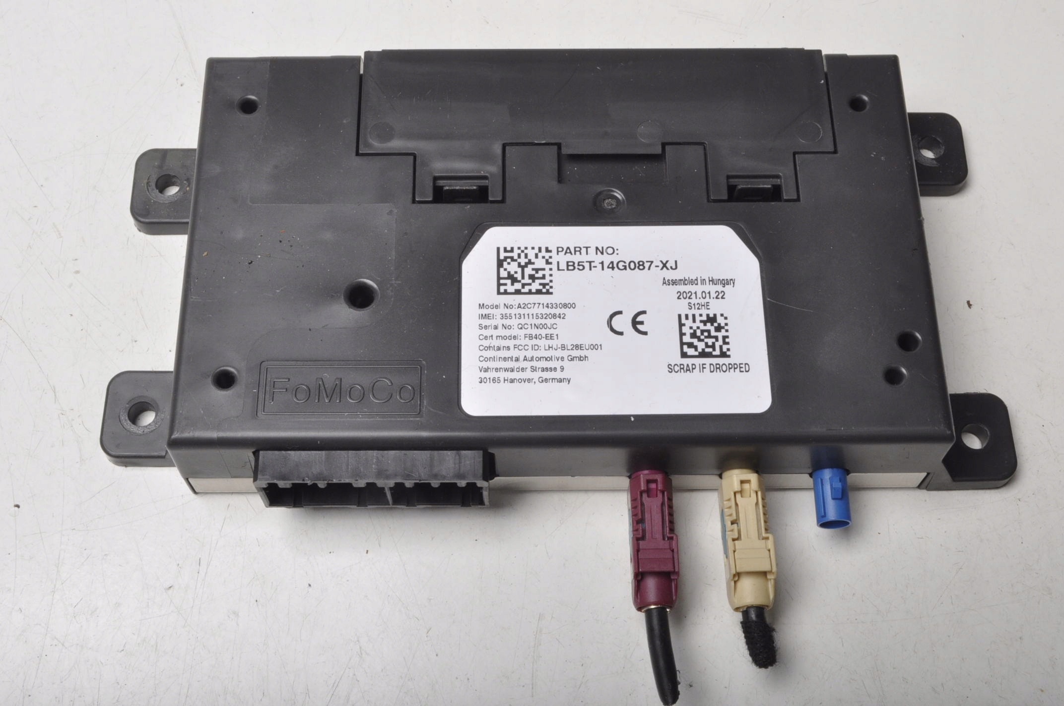 FORD PUMA MK2 MODUŁ BLUETOOTH LB5T-14G087-XJ 21R