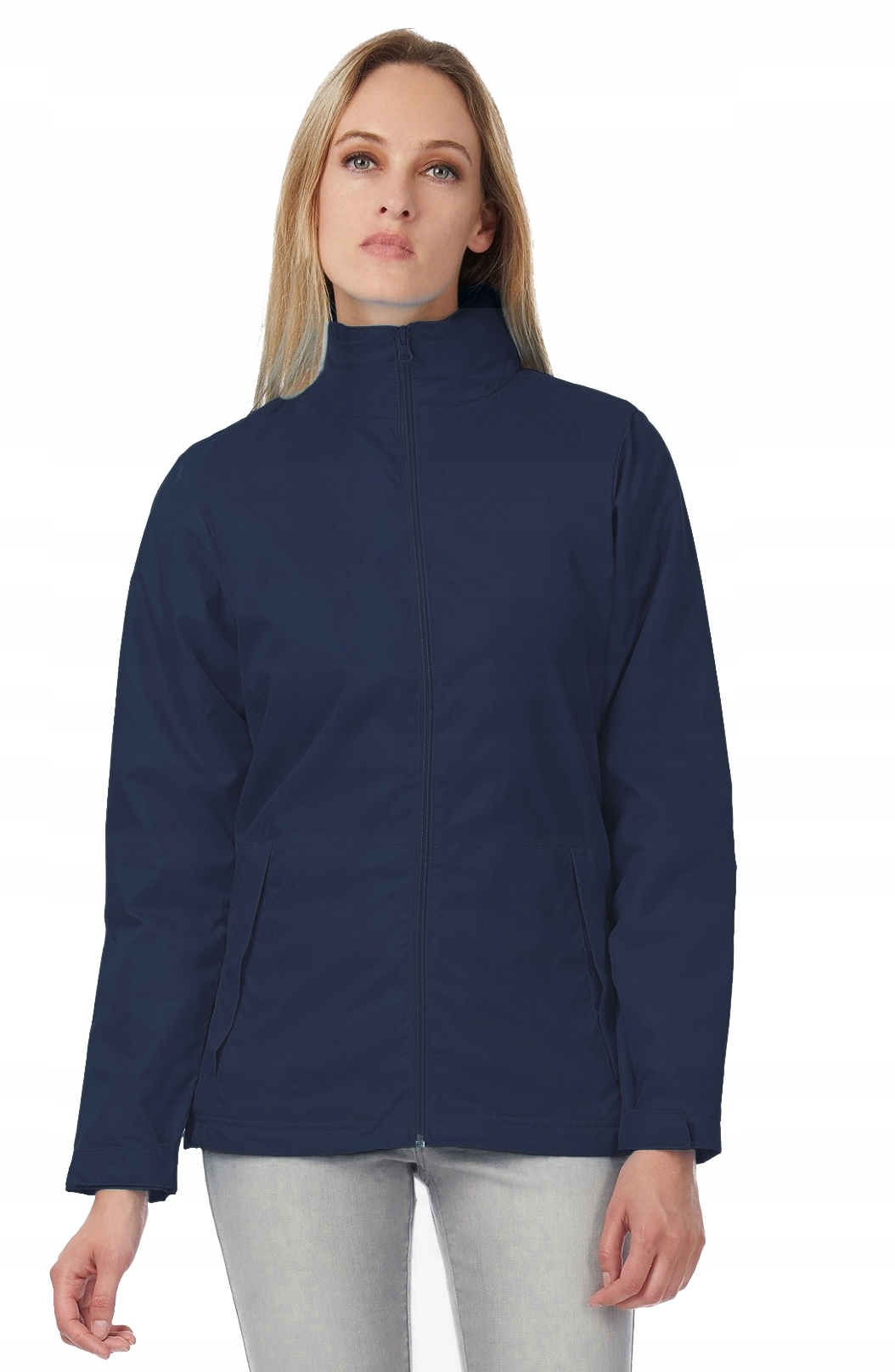 DAMSKA KURTKA PRZECIWDESZCZOWA PRZEJŚCIOWA POLAR