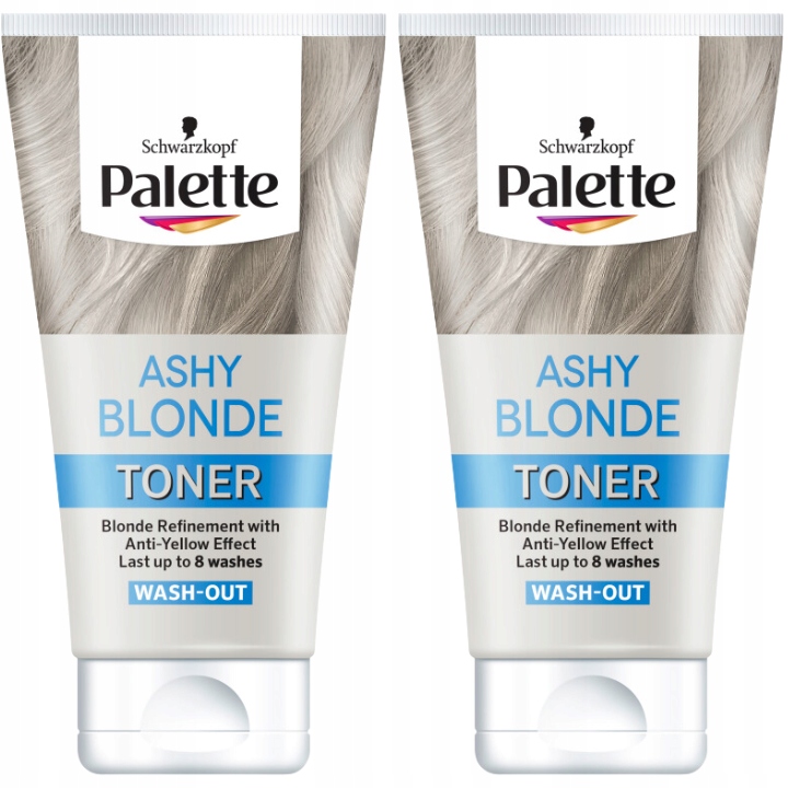 Palette Ashy Blonde Toner do Włosów 2x150ml