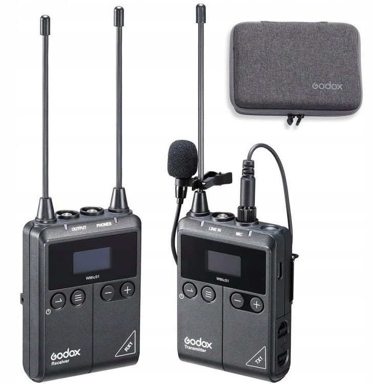 Bezprzewodowy system mikrofonowy Godox WMicS1 Uhf