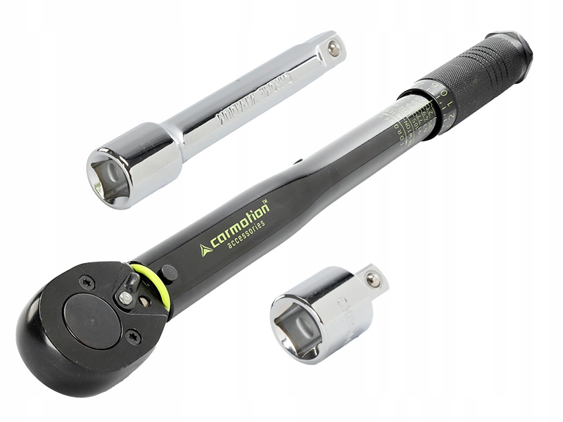 Momentový klíč 28-210 Nm, 1/2" adaptér 1/2" > 3/8" prodloužení 125 mm
