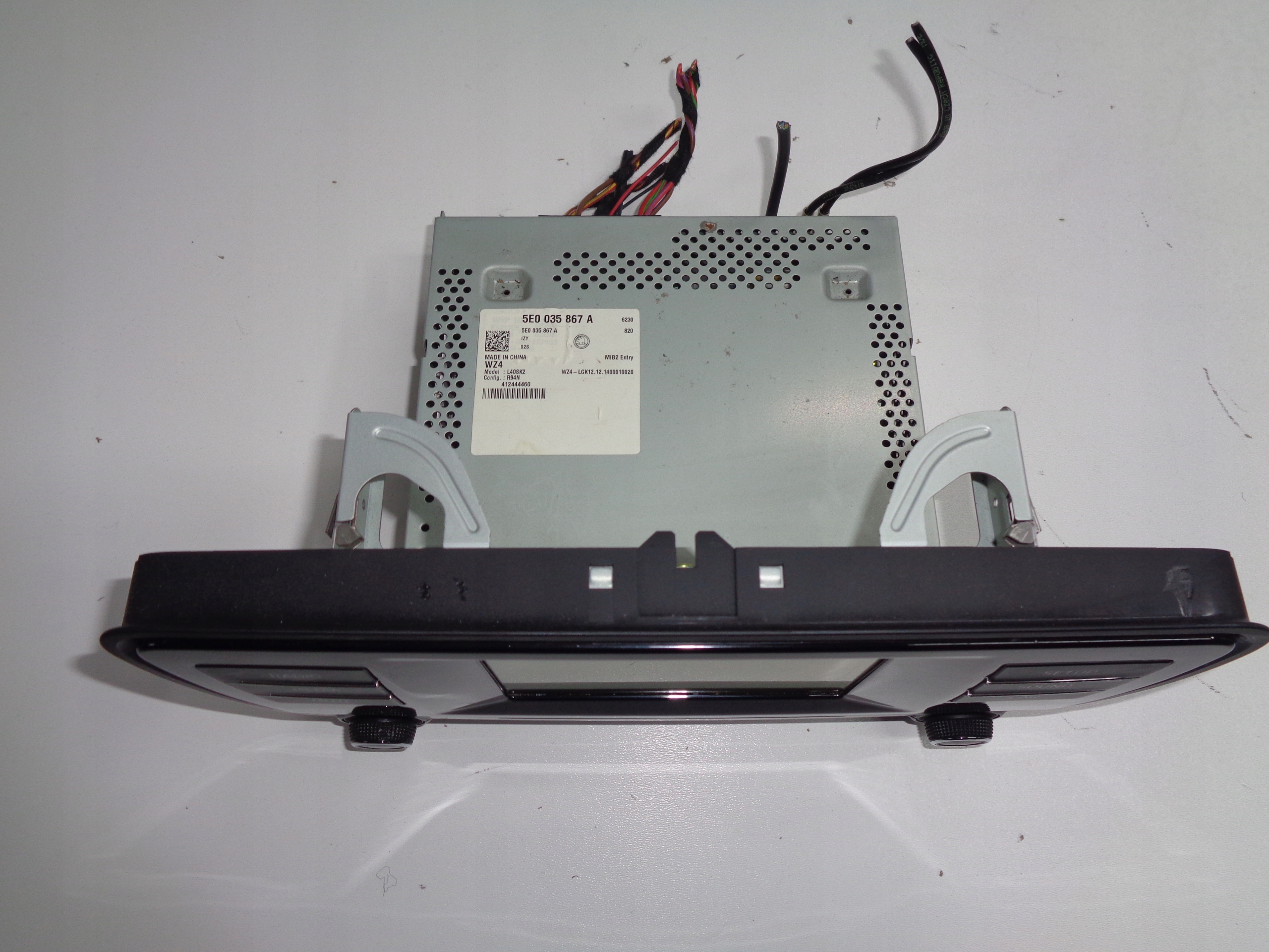 SKODA OCTAVIA III 5E0 RADIO WYŚWIETLACZ EKRAN Numer katalogowy części 5E0035867A