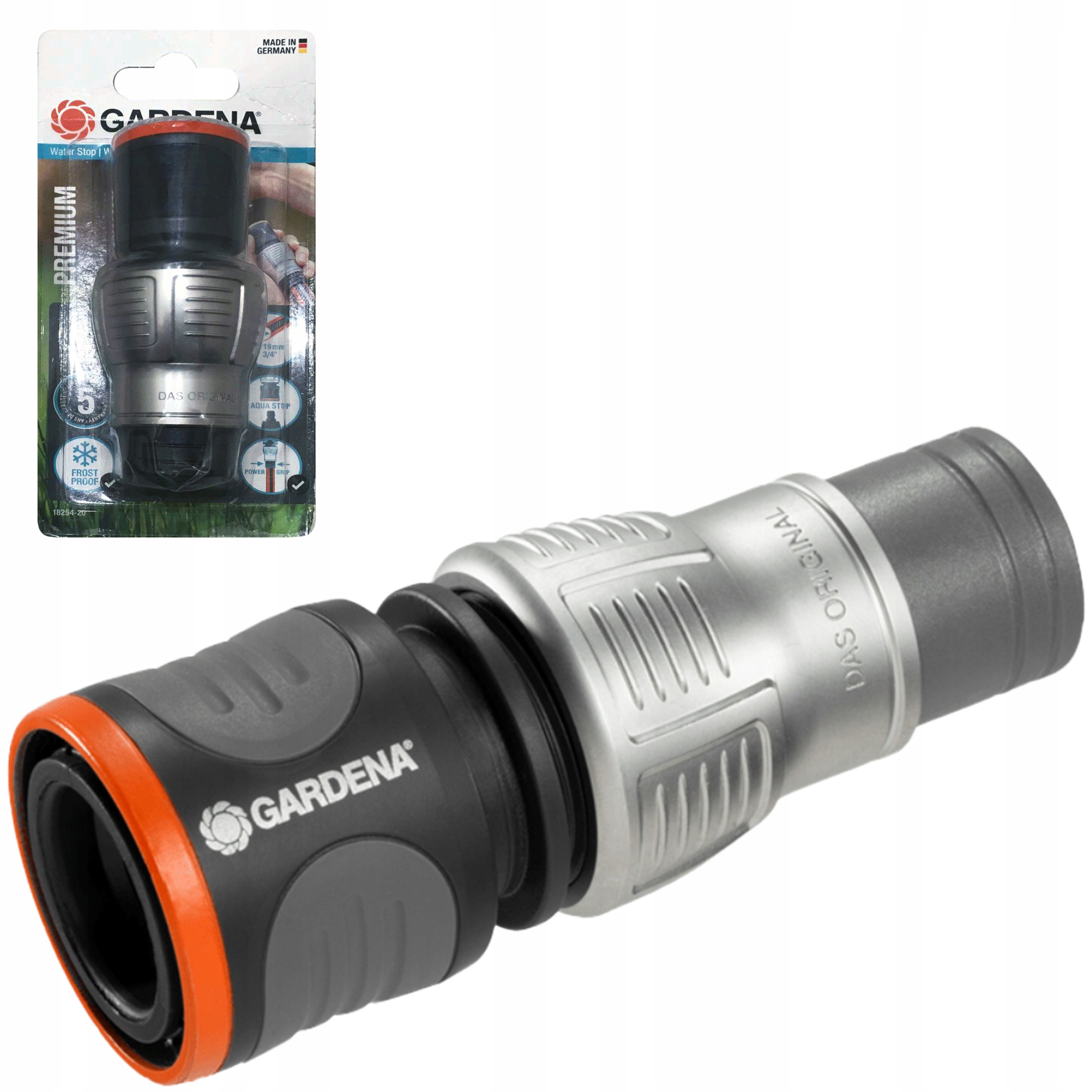 

Szybkozłącze Premium 19mm (3/4") Gardena