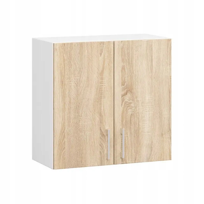 

Szafka Kuchenna Wisząca W 60cm 2D Sonoma Biała