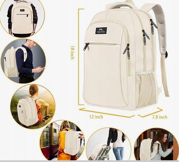 Matein 100700BEG 15.6 cali, Plecak turystyczny 32 l. Beżowy