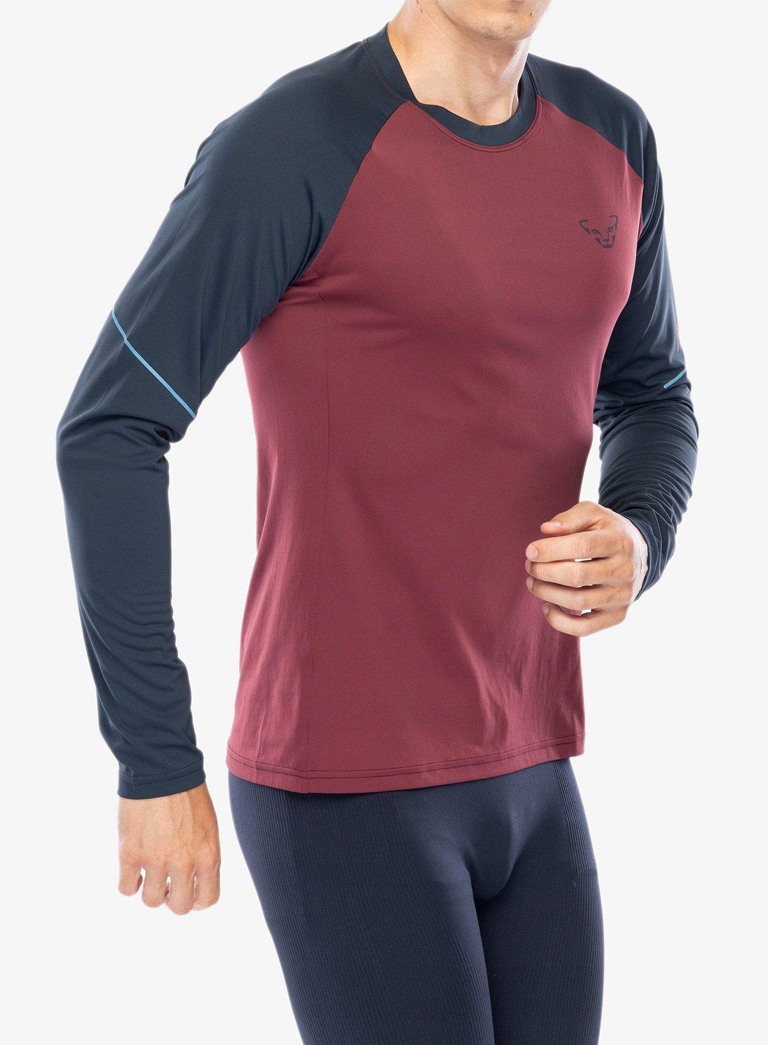 Mikina na běhání Dynafit Alpine Pro L/s Tee burgundy 46 (s)